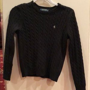 Ralph Lauren Cable-Knit Crewneck Sweater